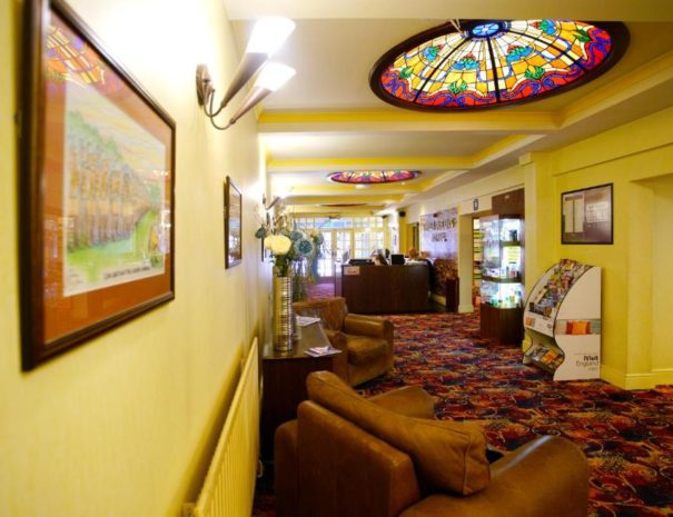 Three Queens Hotel reception Burton upon Trent